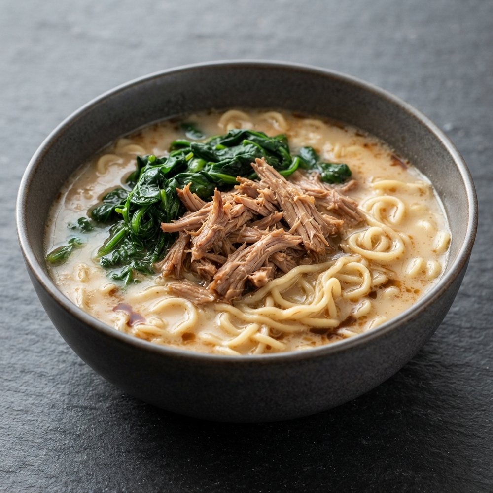 Pressure Cooker Tonkotsu-Style Ramen Broth