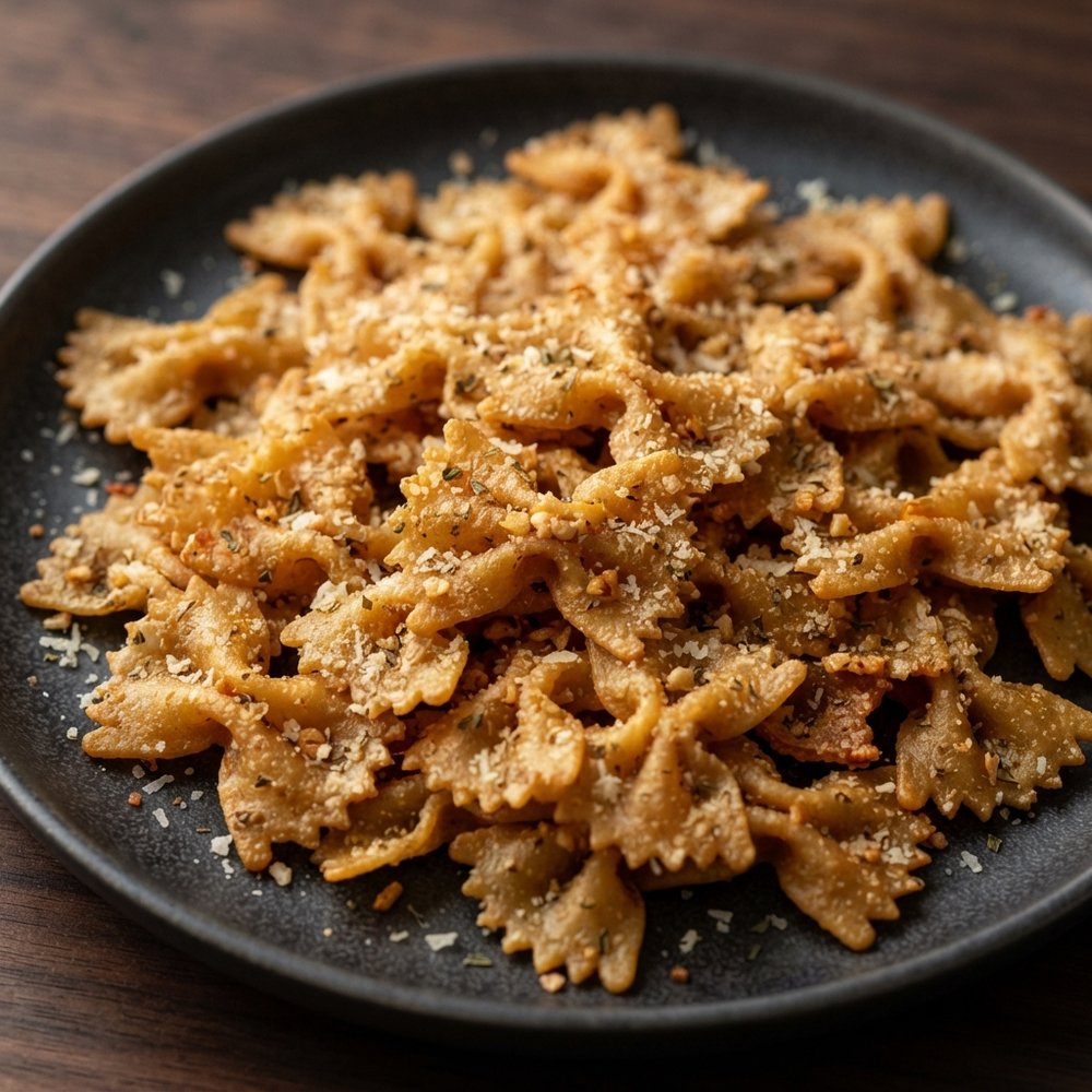 Crispy Air-Fried Pasta Chips