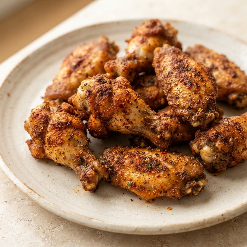 Air Fryer Chicken Wings with Sweet Dry Rub