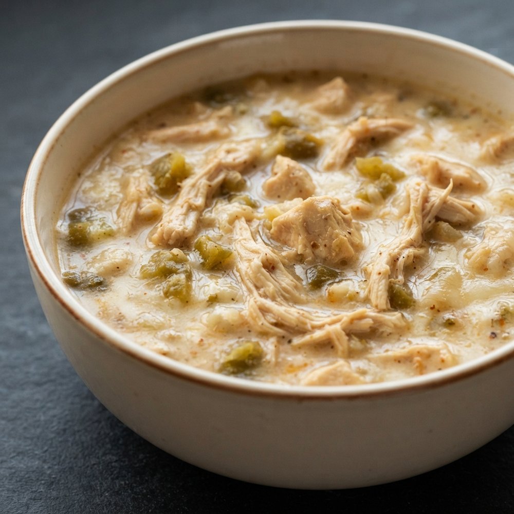 Low-Carb Creamy White Chicken Chili