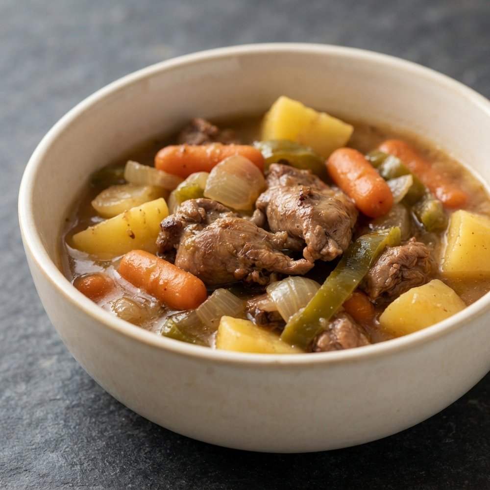 Slow Cooker Squirrel and Veggies