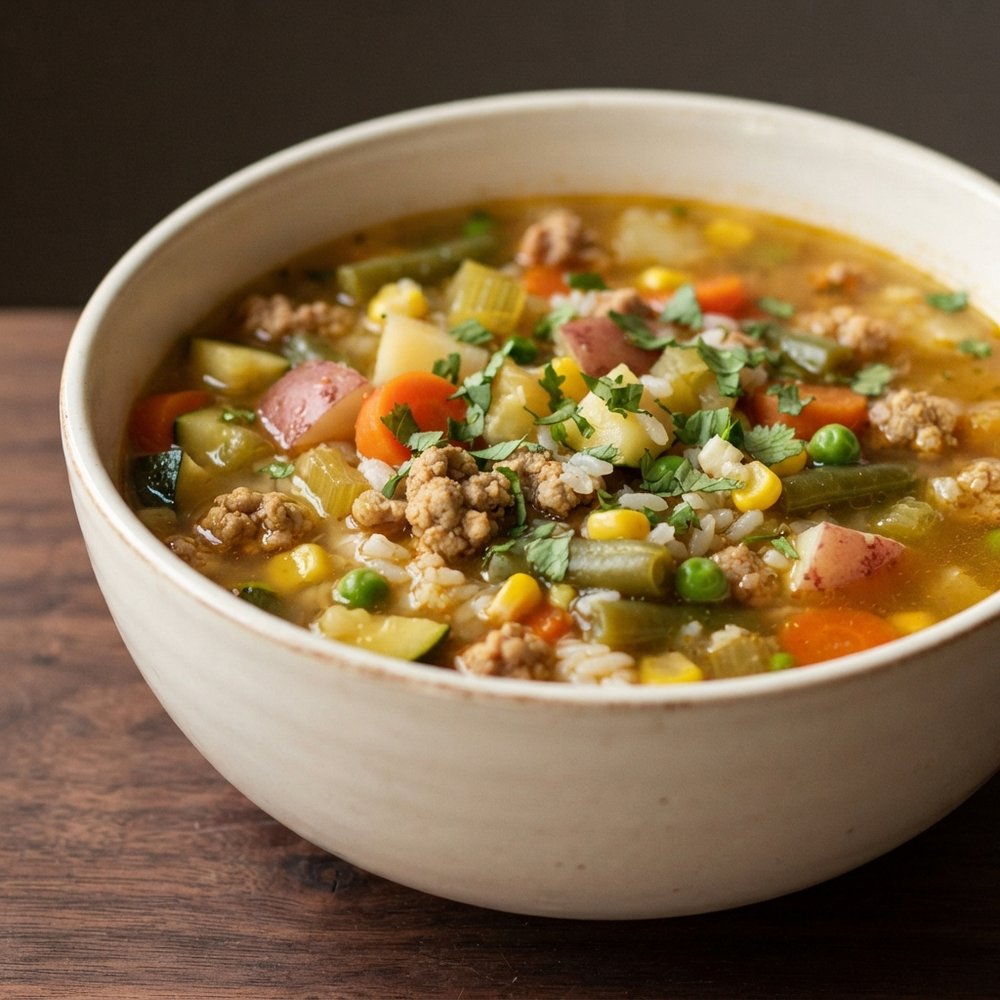 Hearty Turkey and Red Potato Vegetable Soup