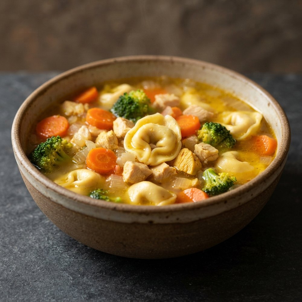 Golden State Chicken Tortellini Soup
