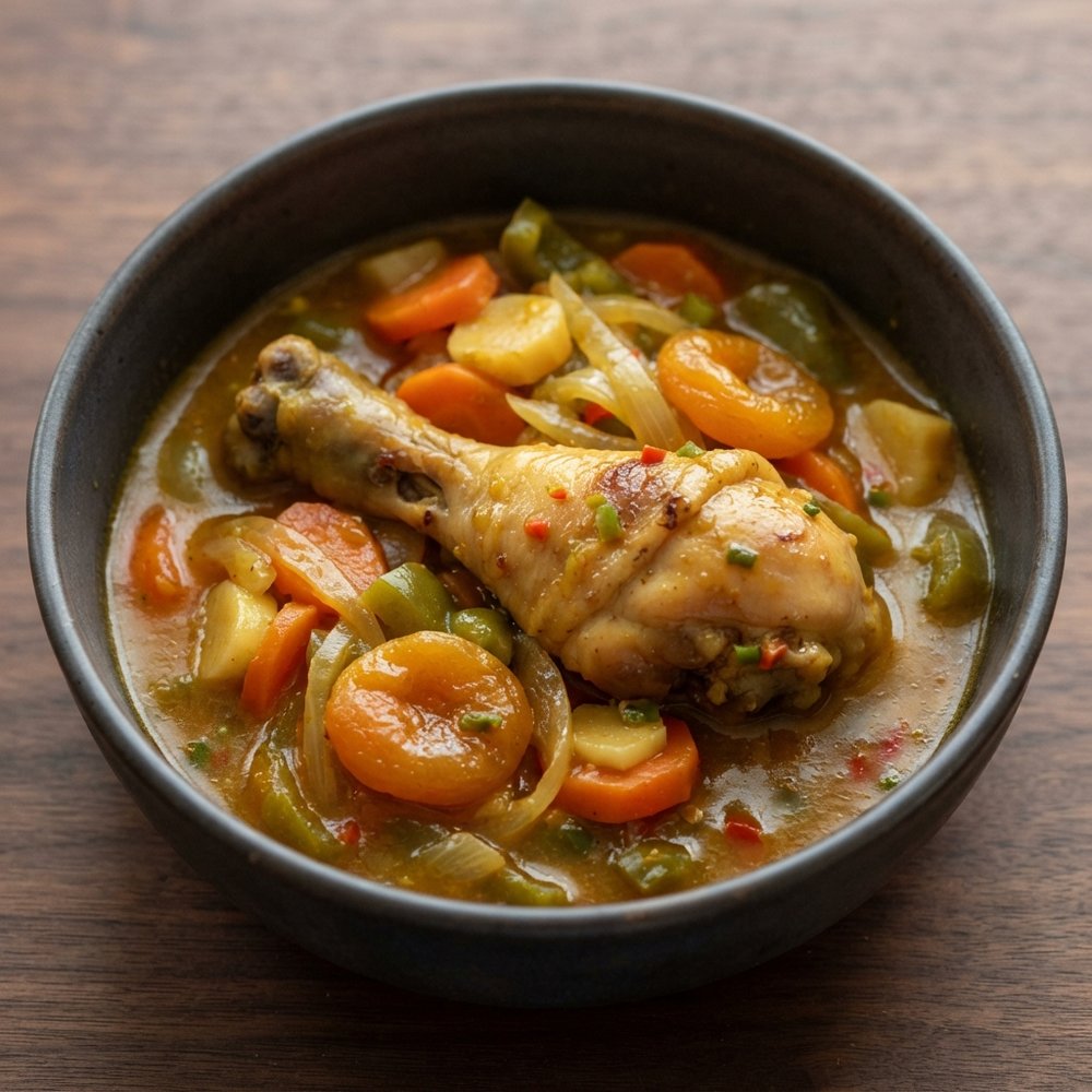 Curried Chicken with Apricots