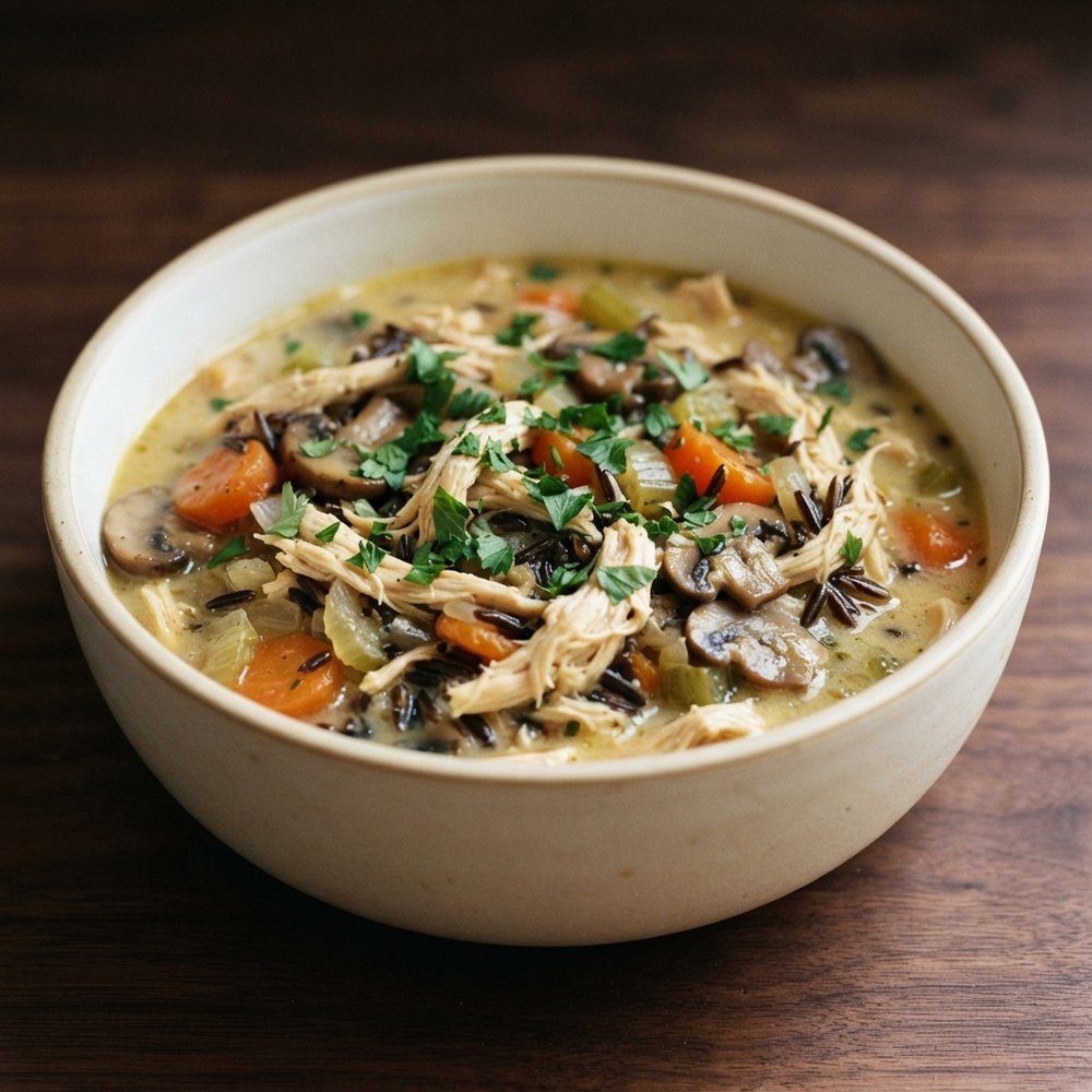 Crockpot Chicken and Wild Rice Stew