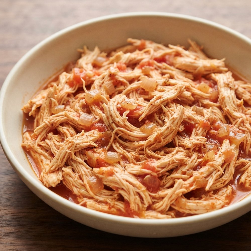 Sarah's Quick Shredded Chicken for Tacos