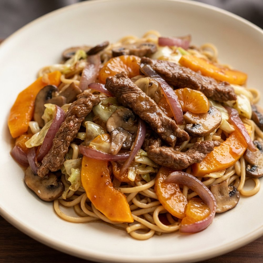 Gentle Thai-Style Beef with Tangerine Glaze