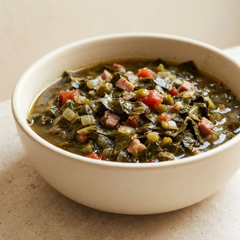 Deborah's Crockpot Mixed Southern Greens