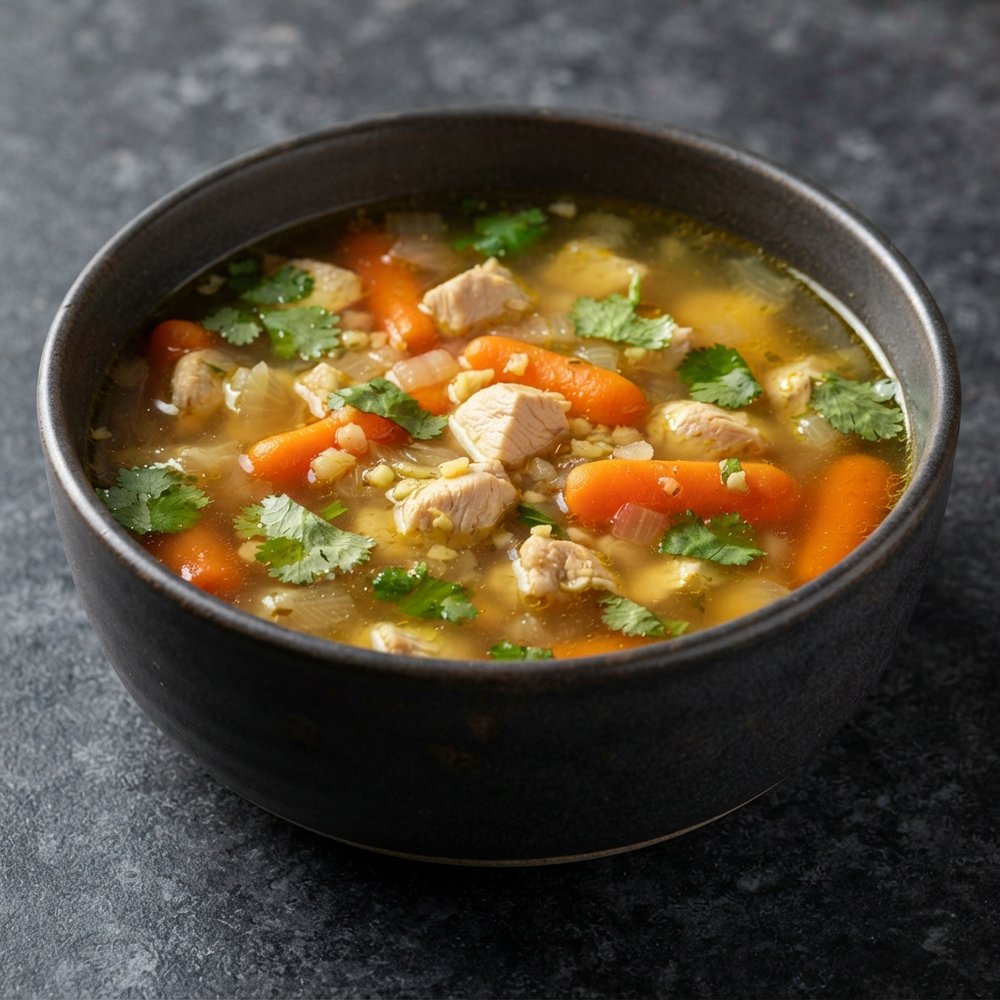 Speedy Chicken Broth Soup