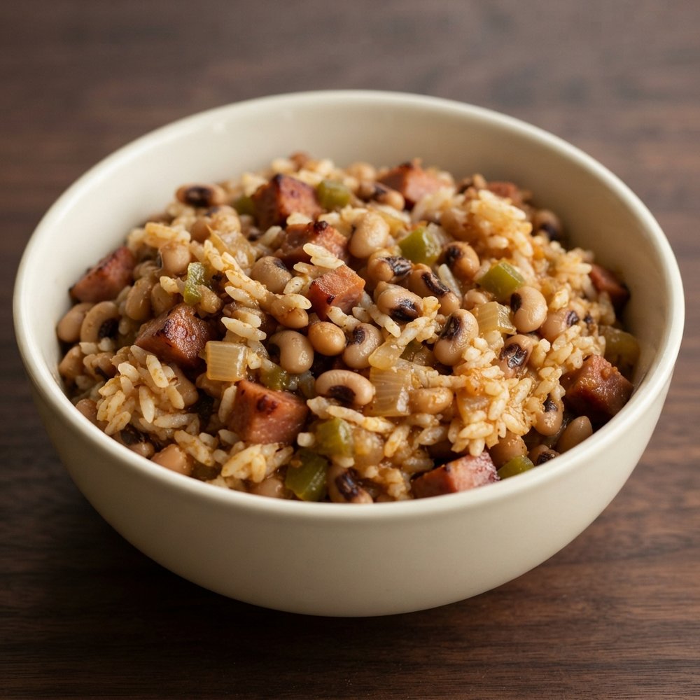 Rice with Black‑Eyed Peas and Ham