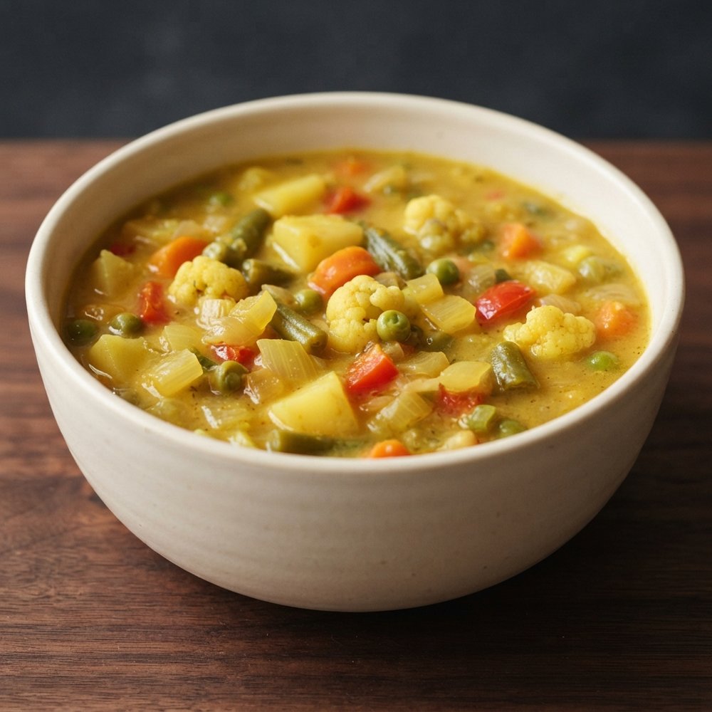 Creamy Curried Vegetable Soup (Use Any Veggies)