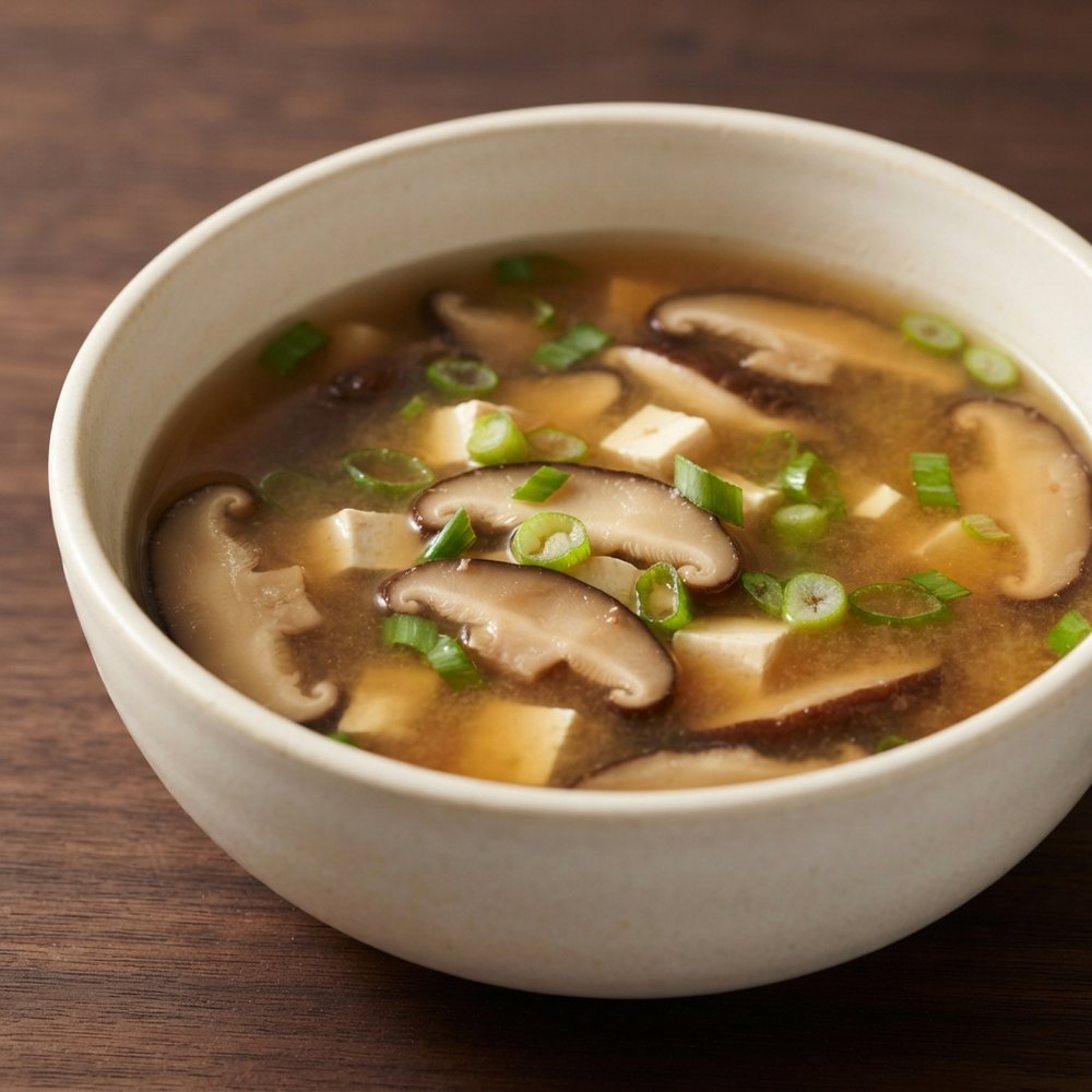 Miso Soup with Shiitake Mushrooms