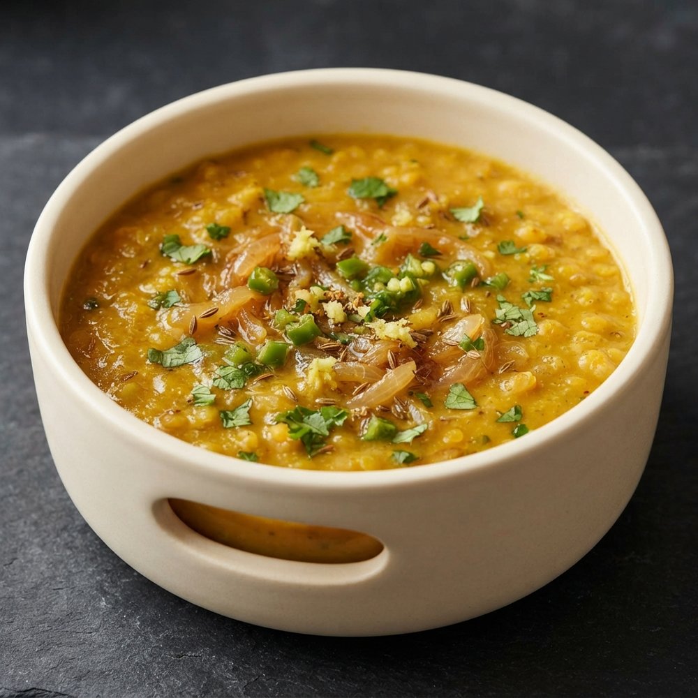 Indian Three-Lentil Daal with Heat