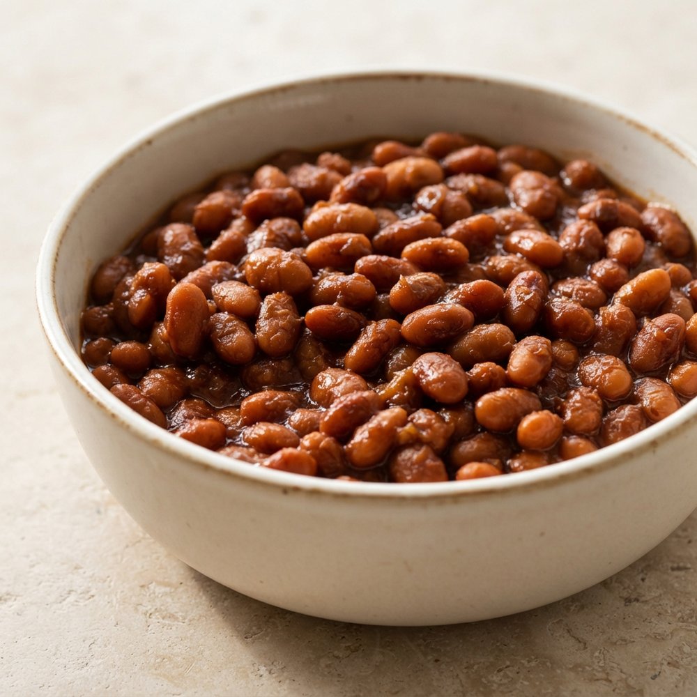 Slow Cooker Vegetarian Baked Beans with Kombu