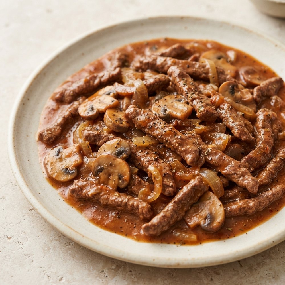 Baked Beef Stroganoff Casserole