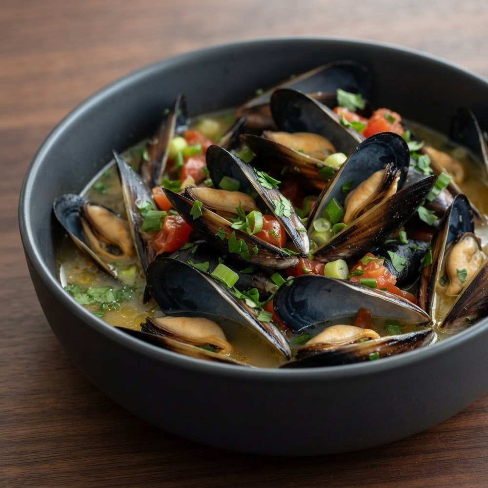 Patti's Mussels à la Marinière