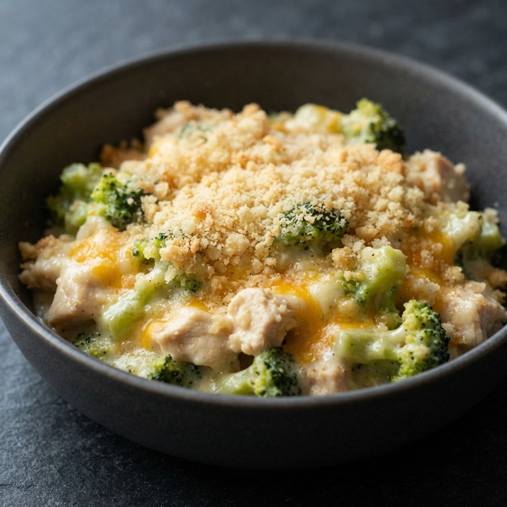 Cottage Cheese Chicken and Broccoli Bake
