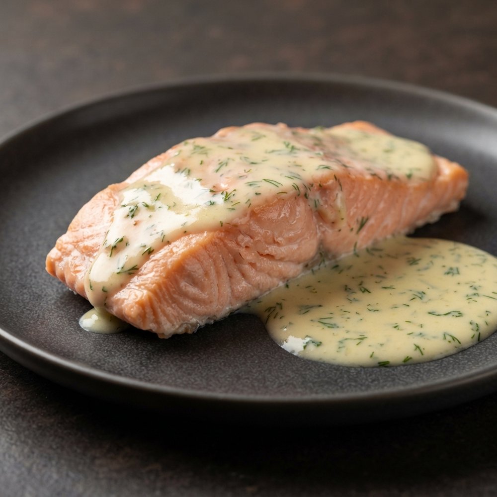Lemon-Dill Poached Salmon Steaks