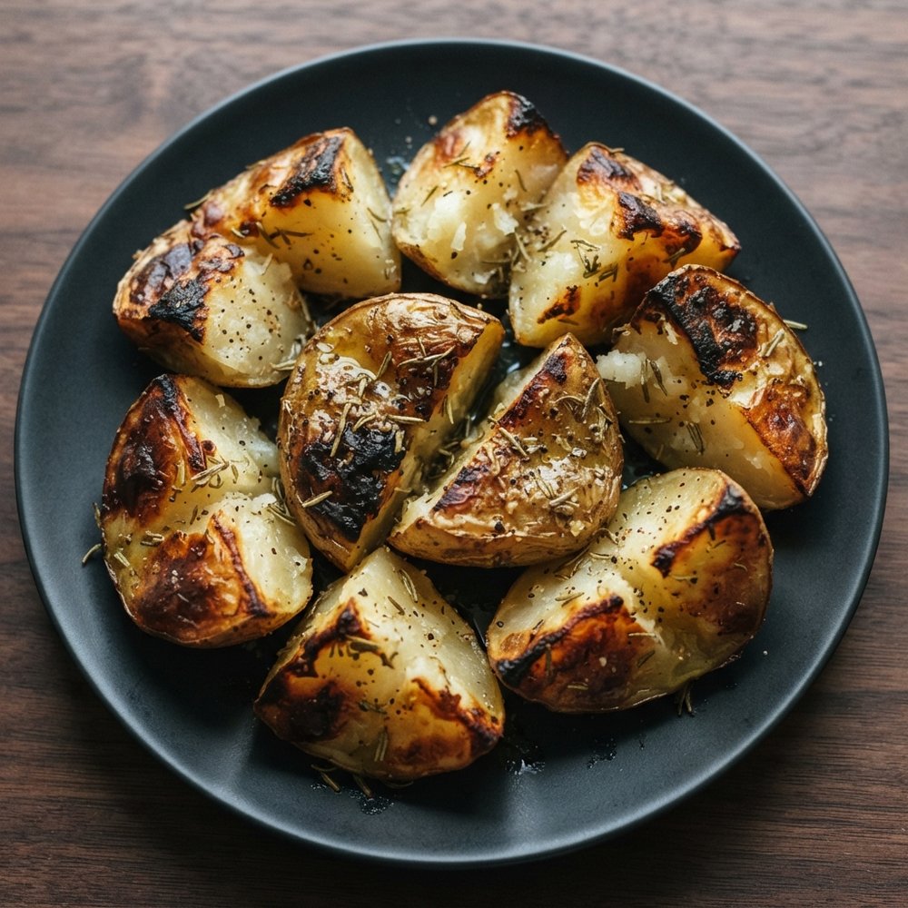 Grilled Baked Potatoes