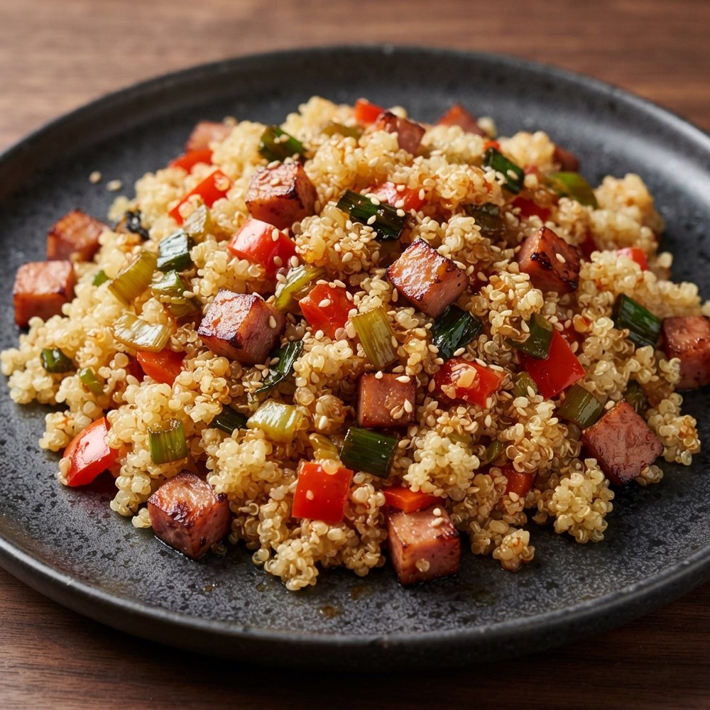 Quinoa Fried “Rice” with Pork