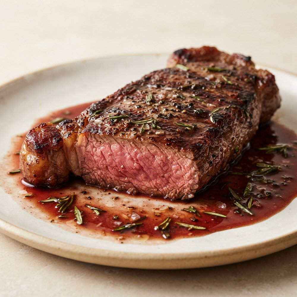 Rosemary-Infused New York Strip Steak