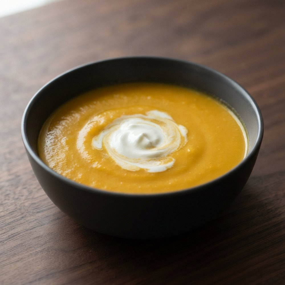 Butternut Squash Soup with Warm Spices