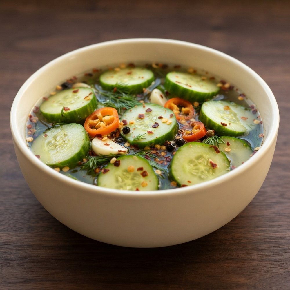Fiery Garlic Dill Pickles