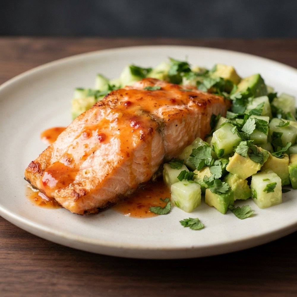 Sweet-Heat Bang Bang Salmon