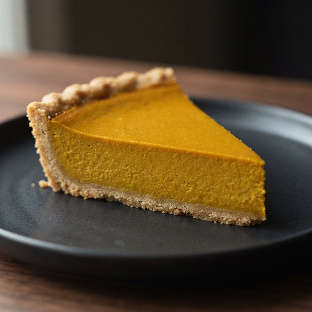 Kabocha Pumpkin Pie with Graham Crust (Japanese-Inspired)