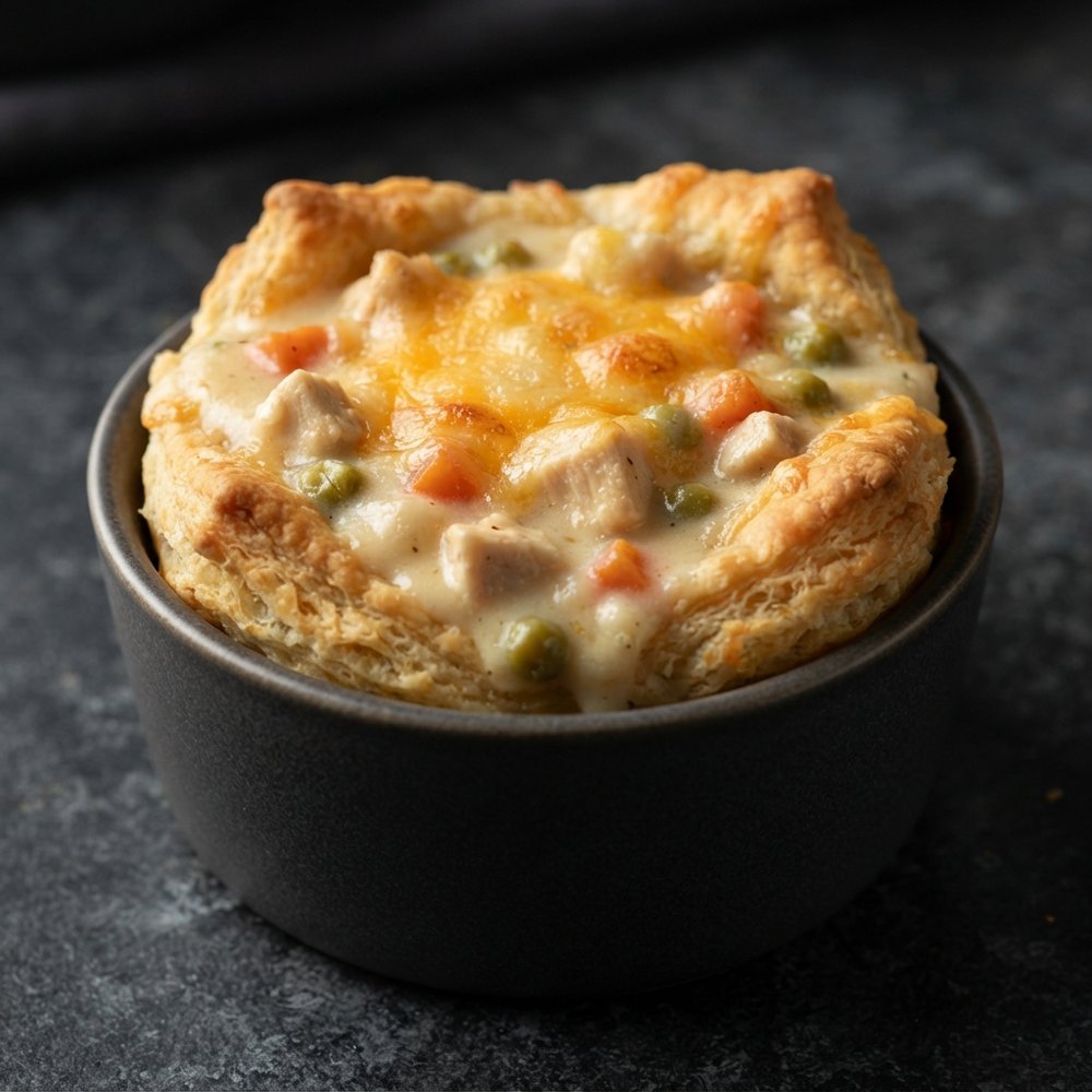 Mini Chicken Pot Pie Biscuits