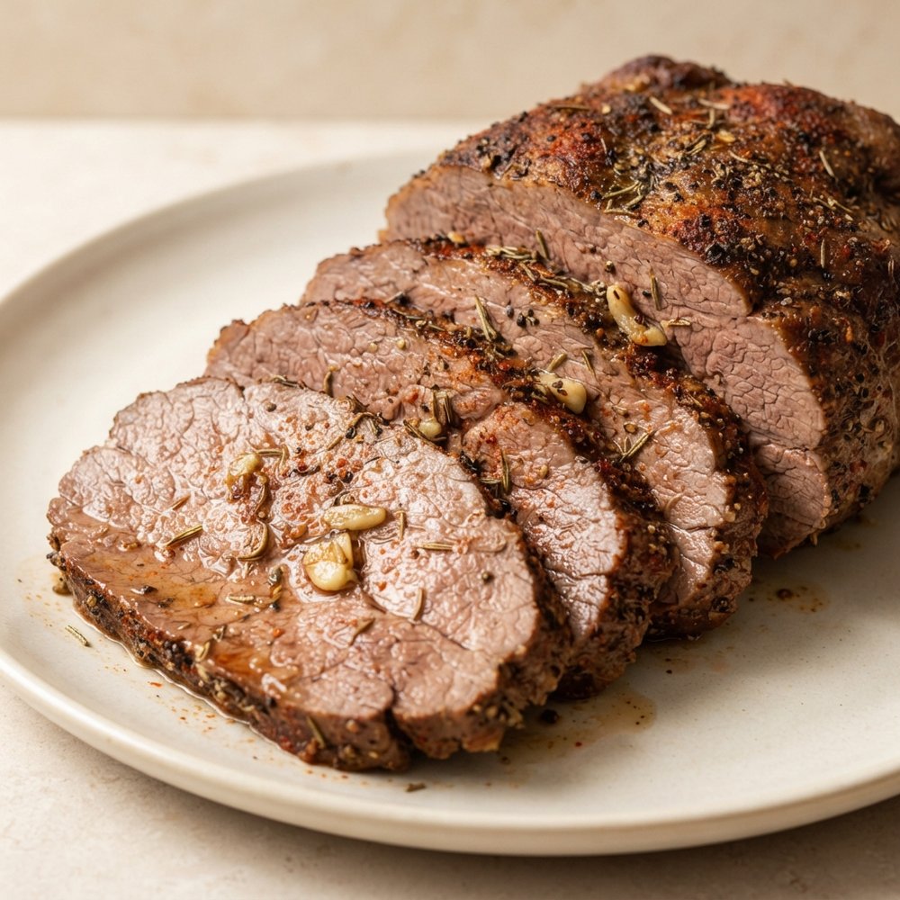 Slow-Cooked Barbecue Beef Rump Roast