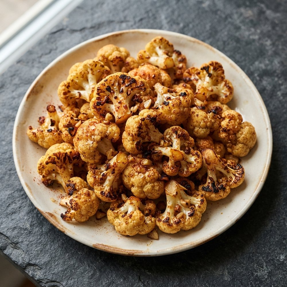Crispy Air-Fried Cauliflower Florets