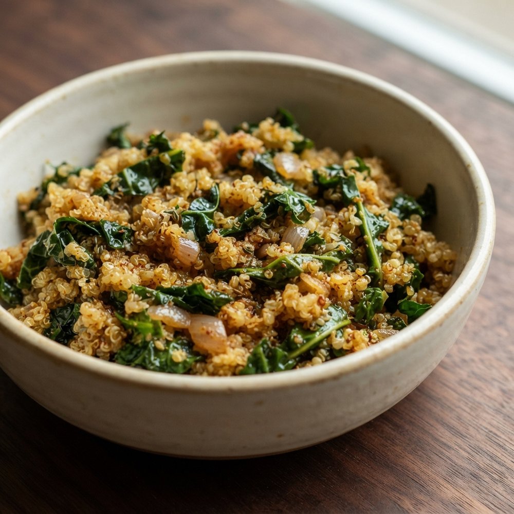 Quinoa and Kale with Creole Spice