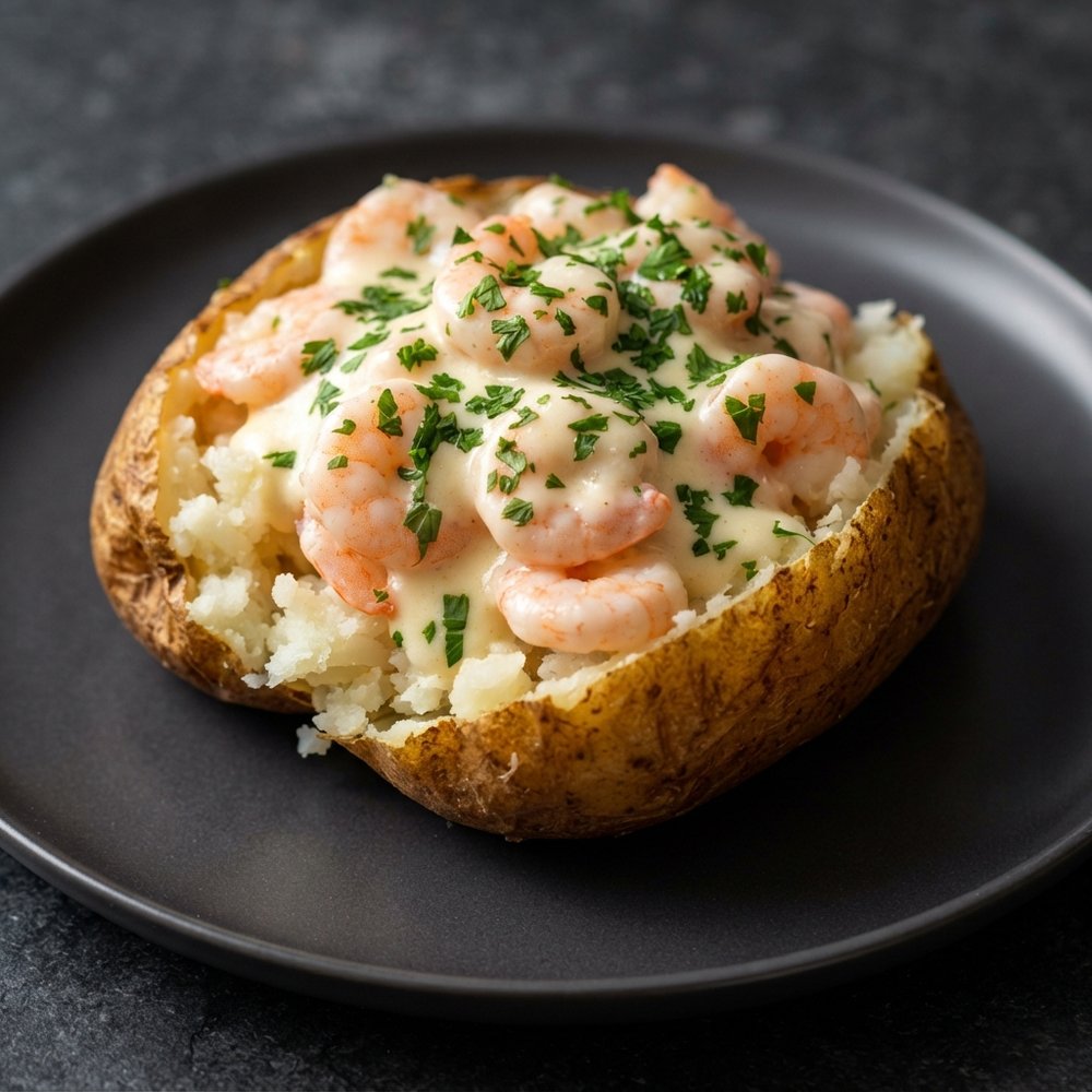 Shrimp-Stuffed Baked Potatoes
