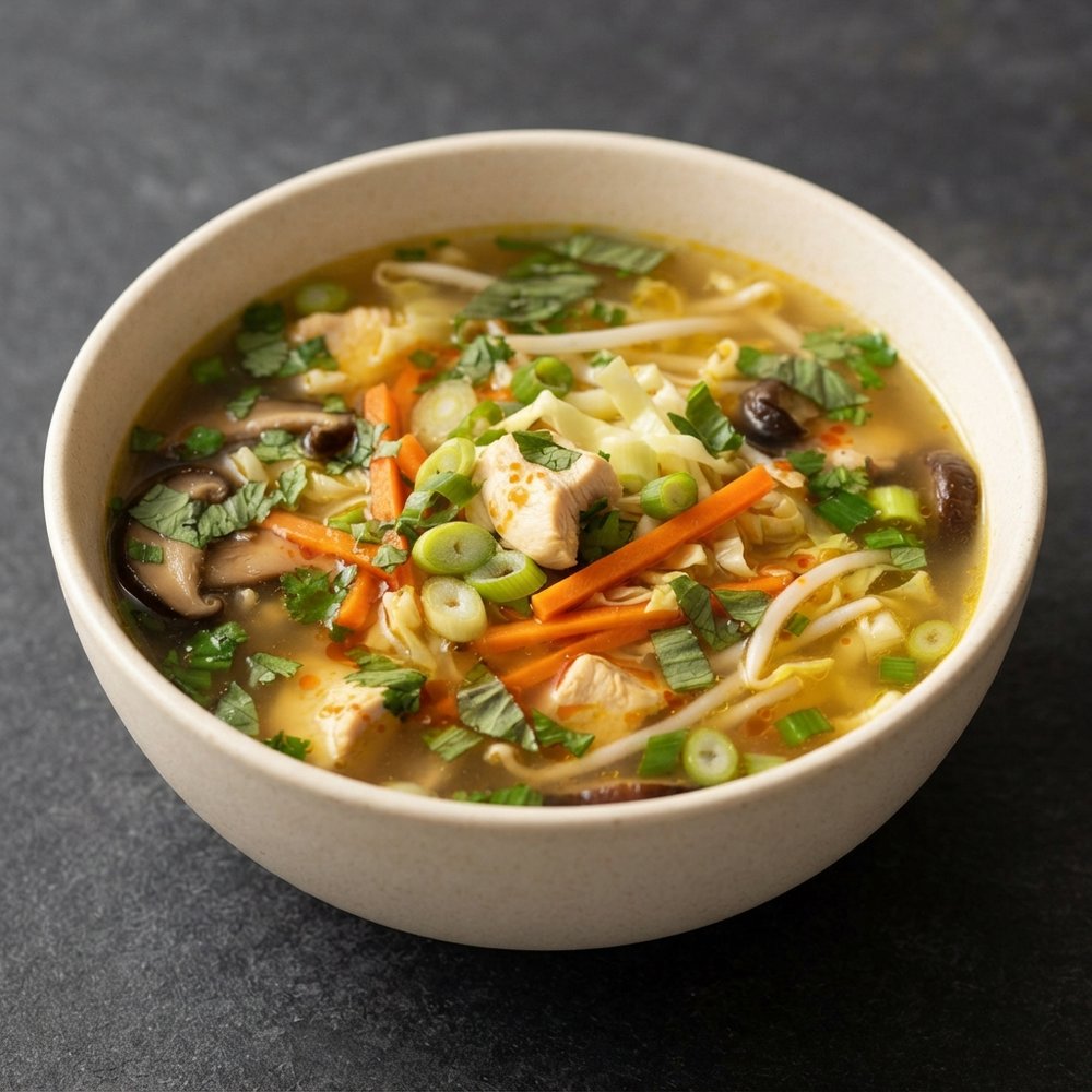 Lemongrass Chicken Soup, Cambodian-Inspired