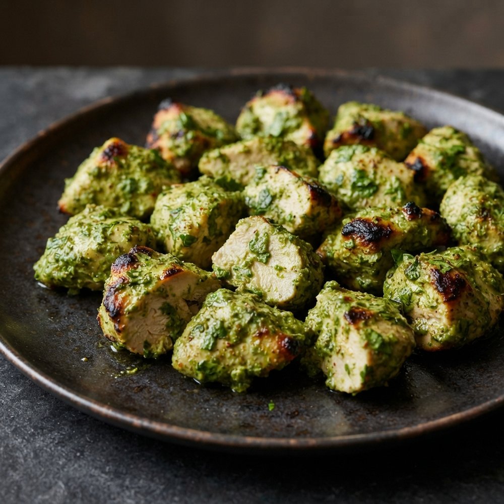 Green Herb Chicken Tikka