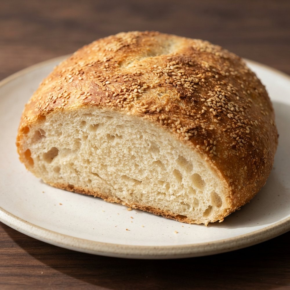 Crockpot No-Knead Bread
