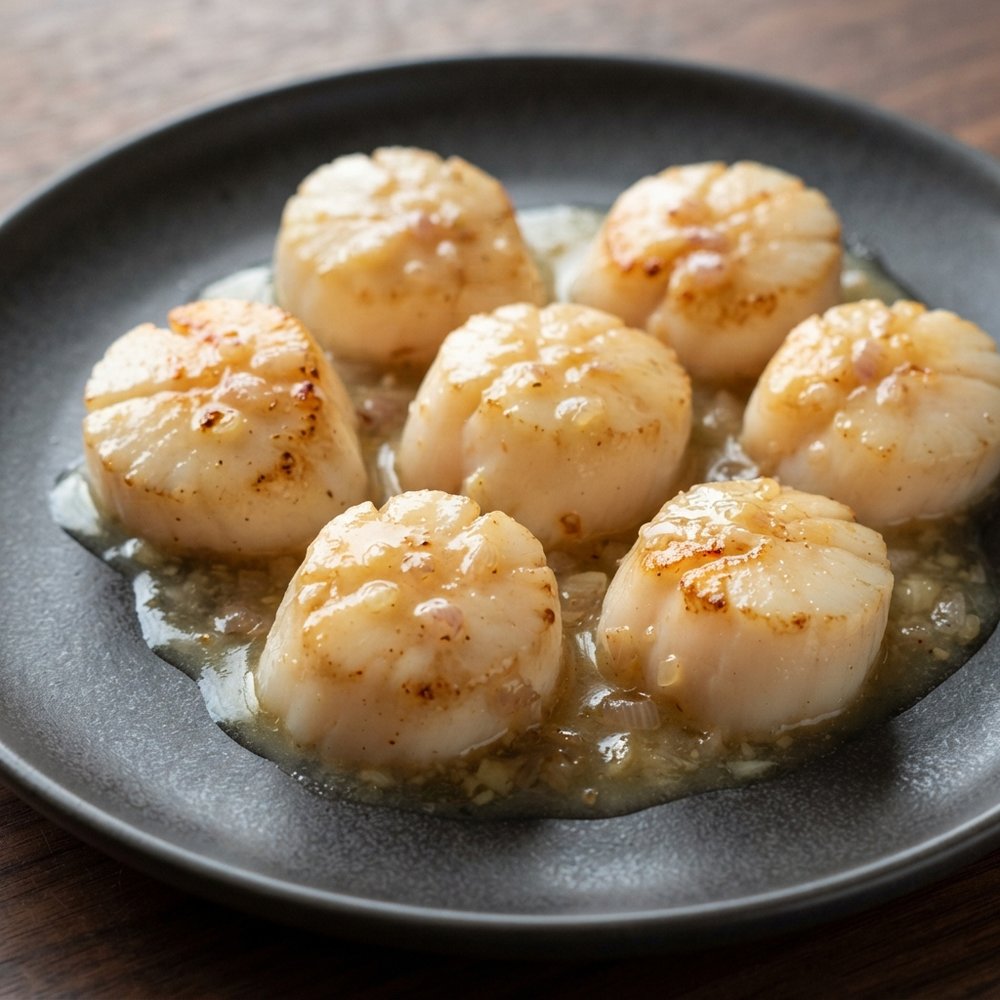 Sea Scallops in Lemon-White Wine Sauce