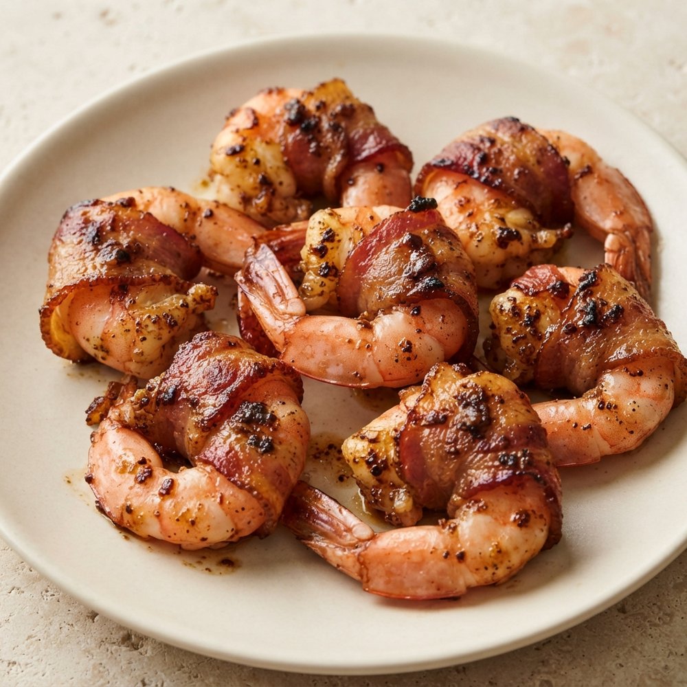 Barbecue Bacon-Wrapped Shrimp