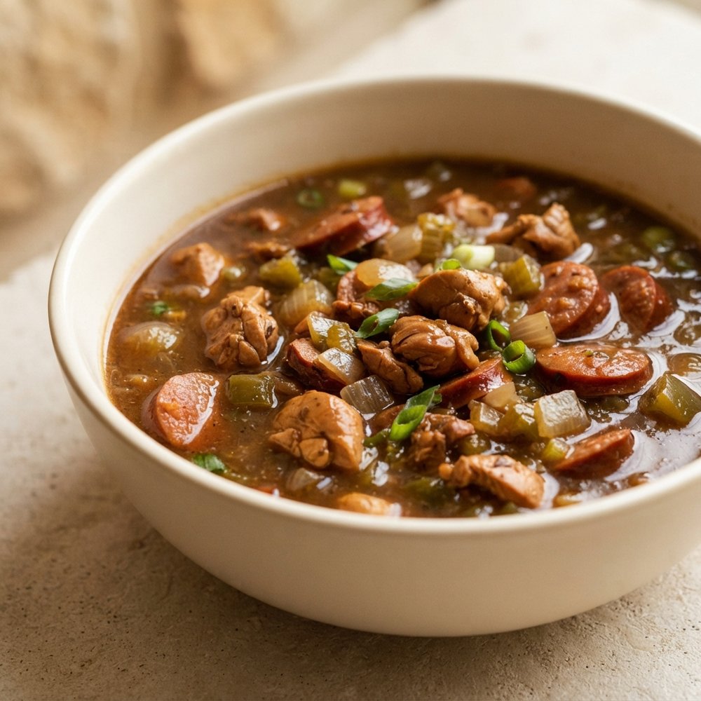 Gluten-Free Gumbo with Chicken and Andouille