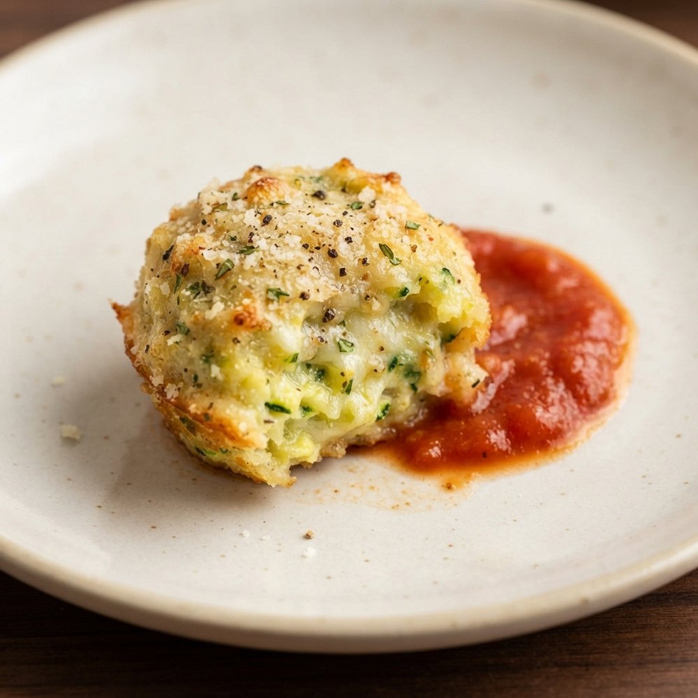 Oven-Baked Zucchini Parmesan Bites