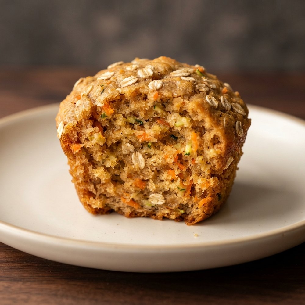 Kid-Friendly Carrot & Zucchini Muffins