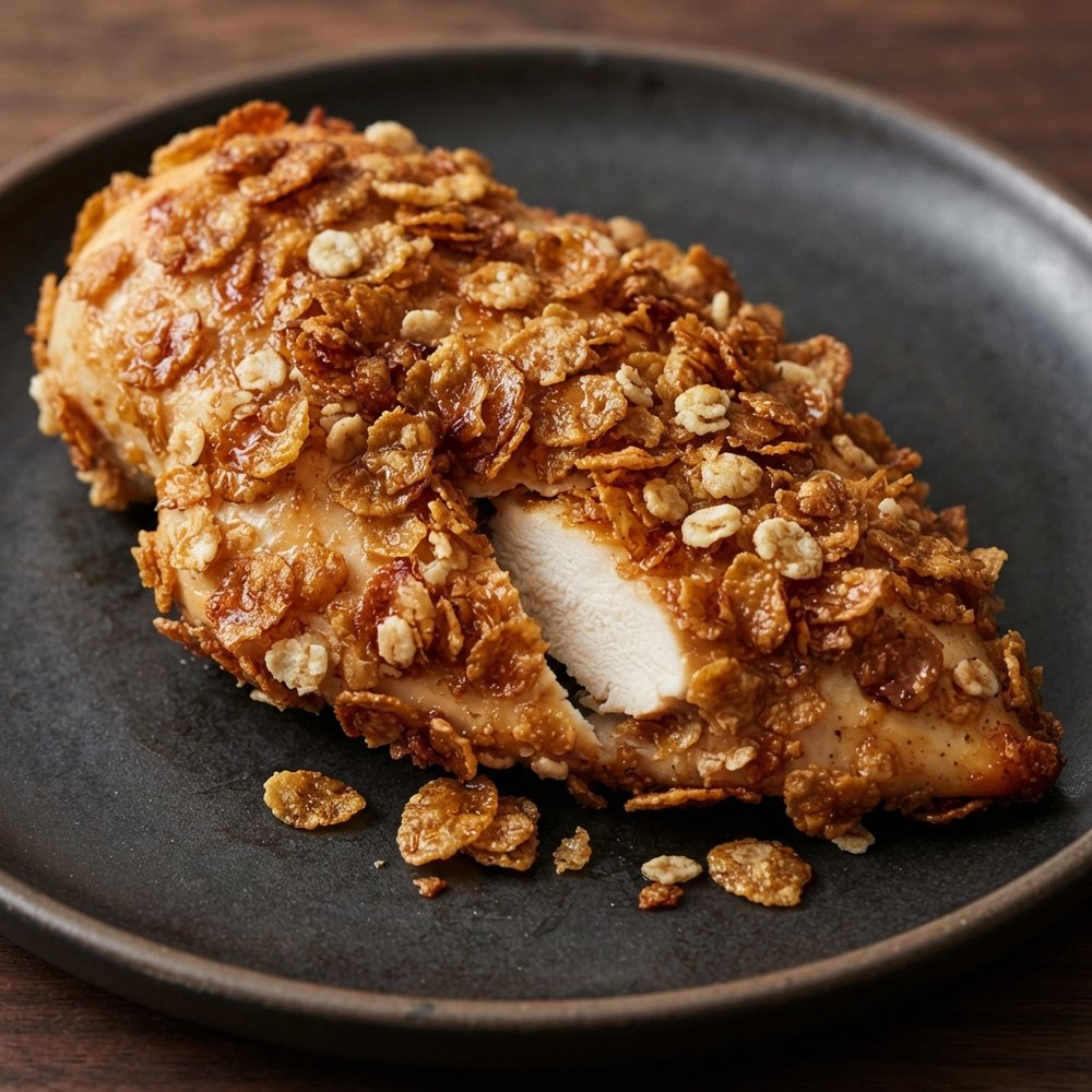 Crunchy Cereal-Crusted Chicken