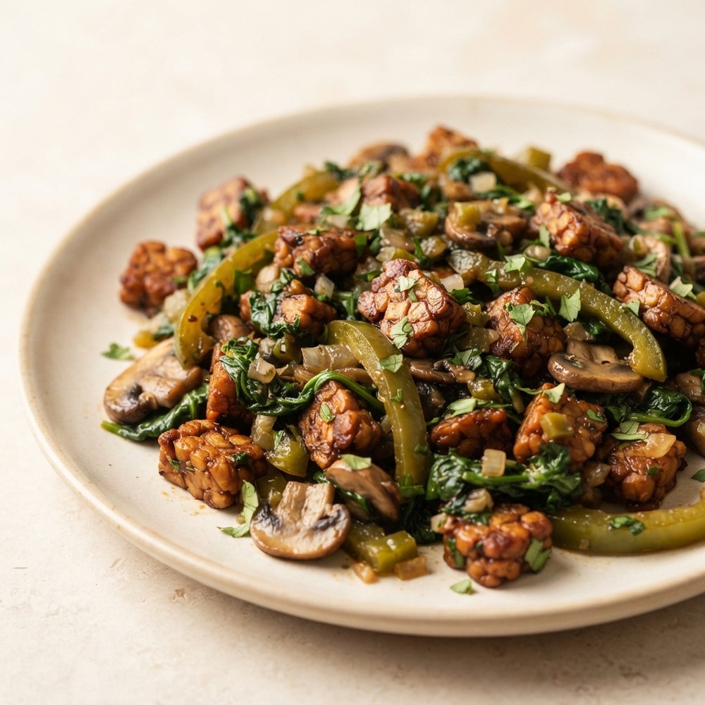 Sizzled Tempeh Fajita Filling