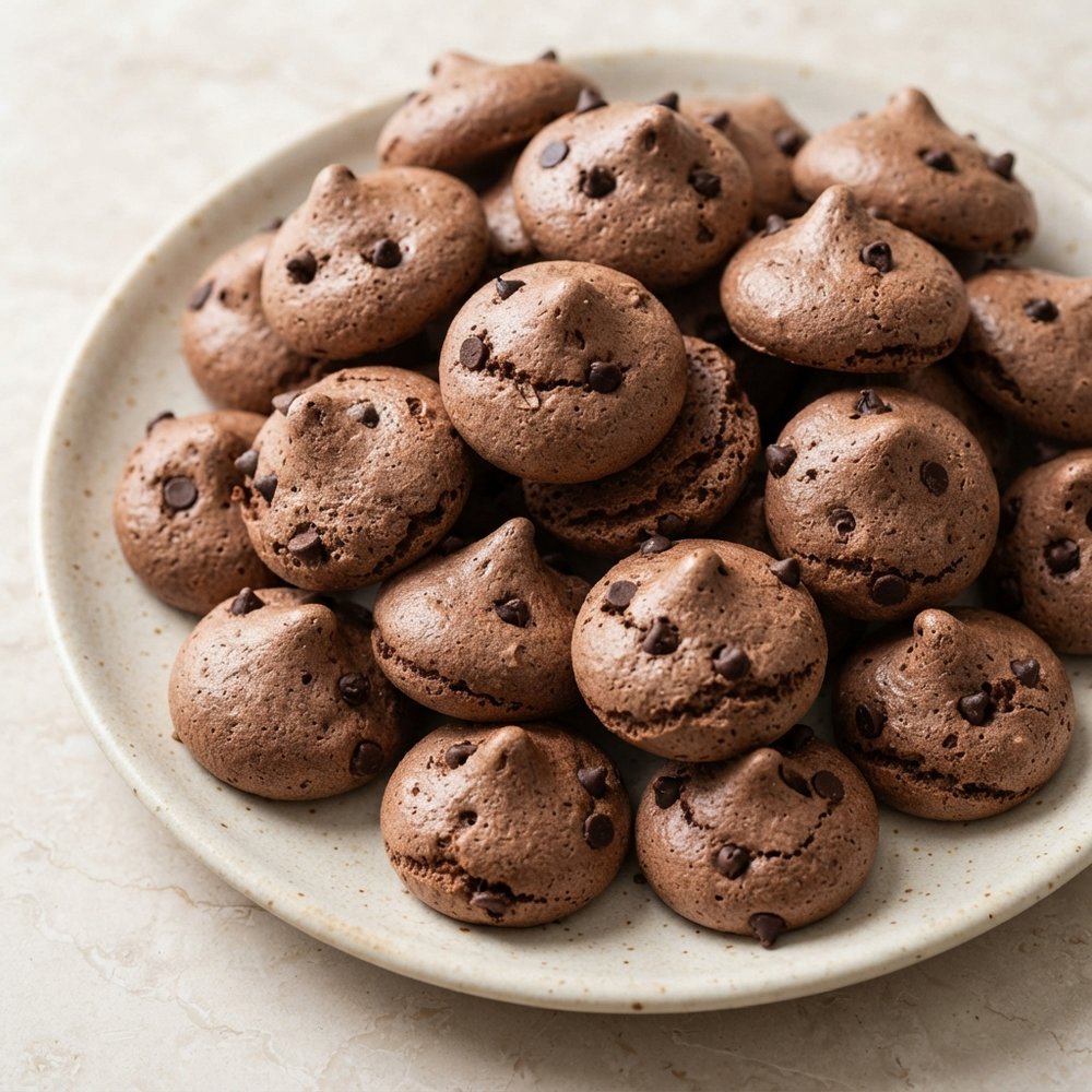 Passover Cocoa-Chocolate Chip Meringues