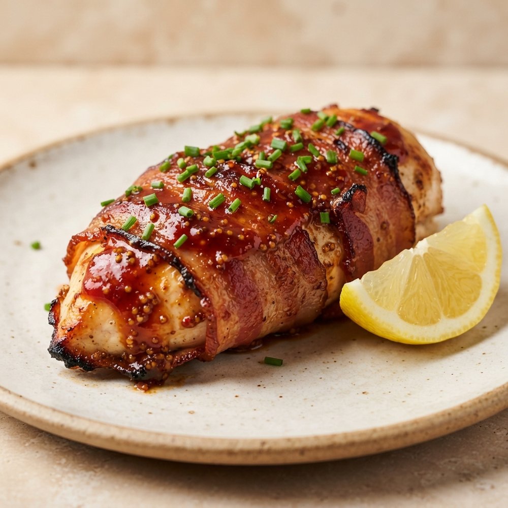 Bacon-Wrapped BBQ Chicken Breasts