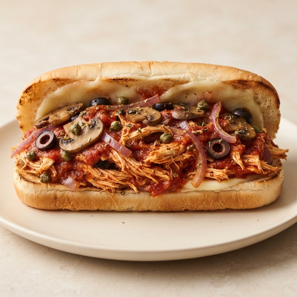 Cacciatore-Style Chicken Hoagies
