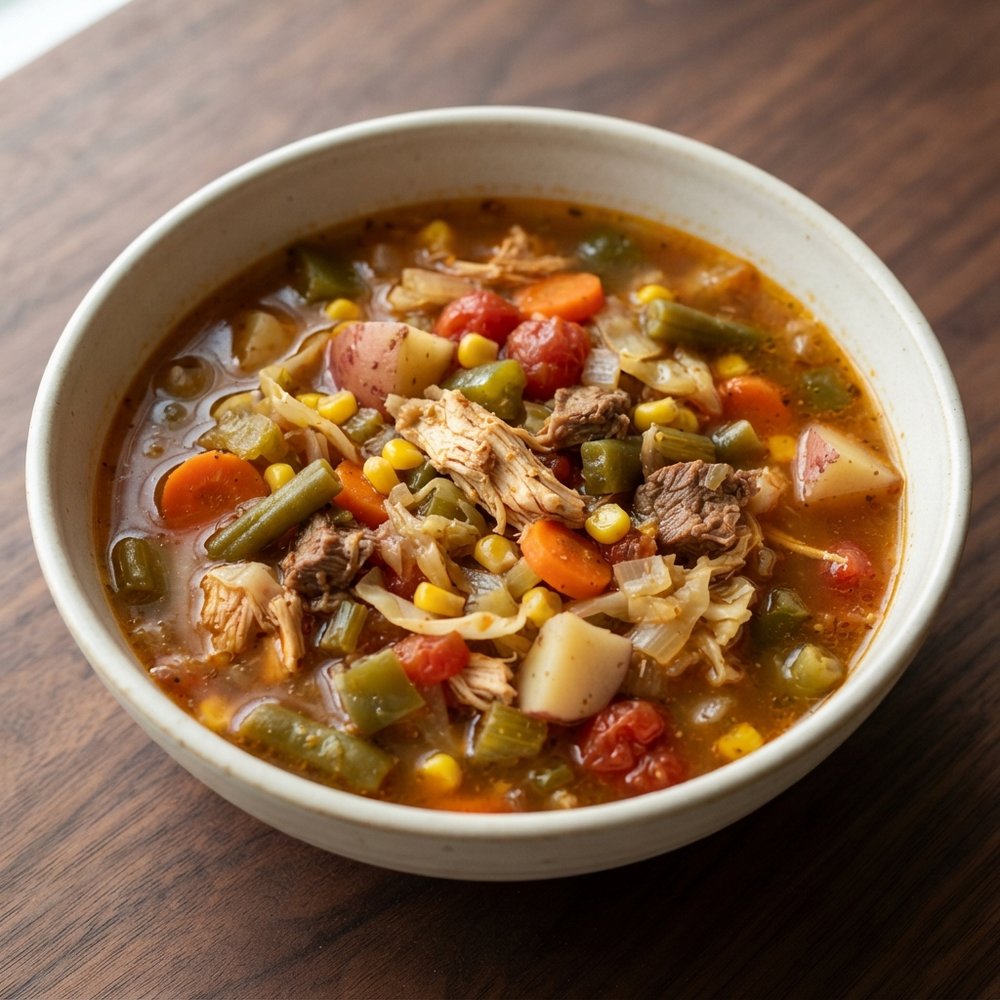 Crockpot Belgian Chicken Booyah Stew