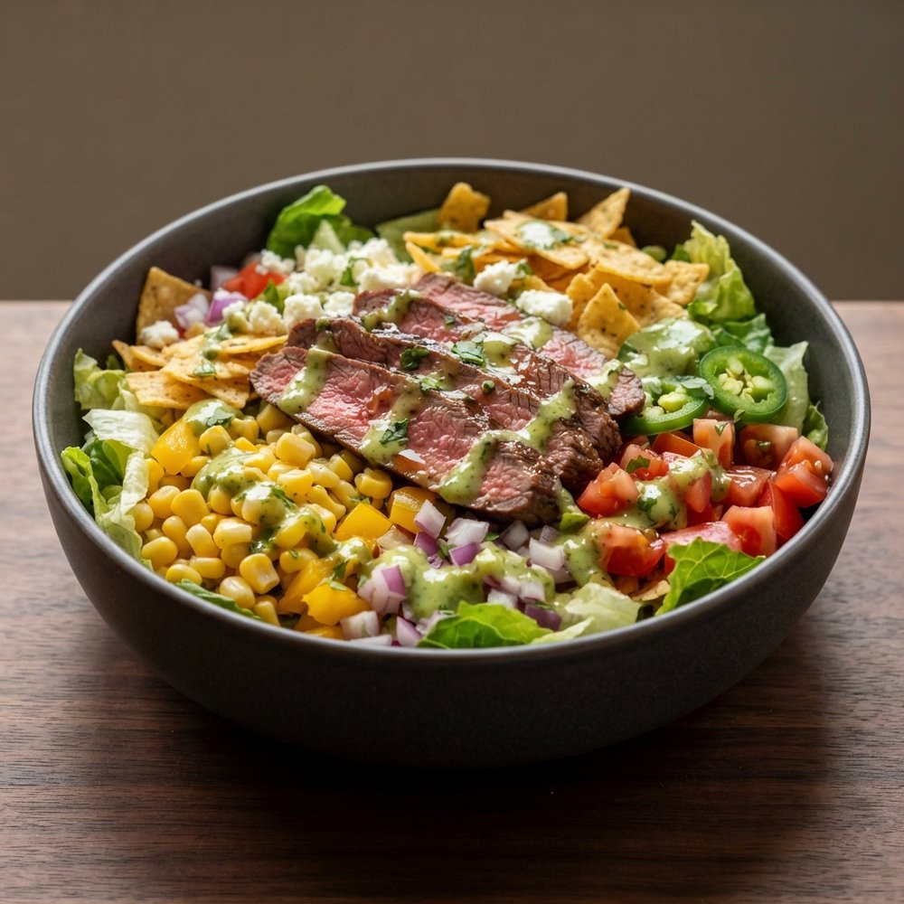 Lime-Cilantro Steak Salad Bowl