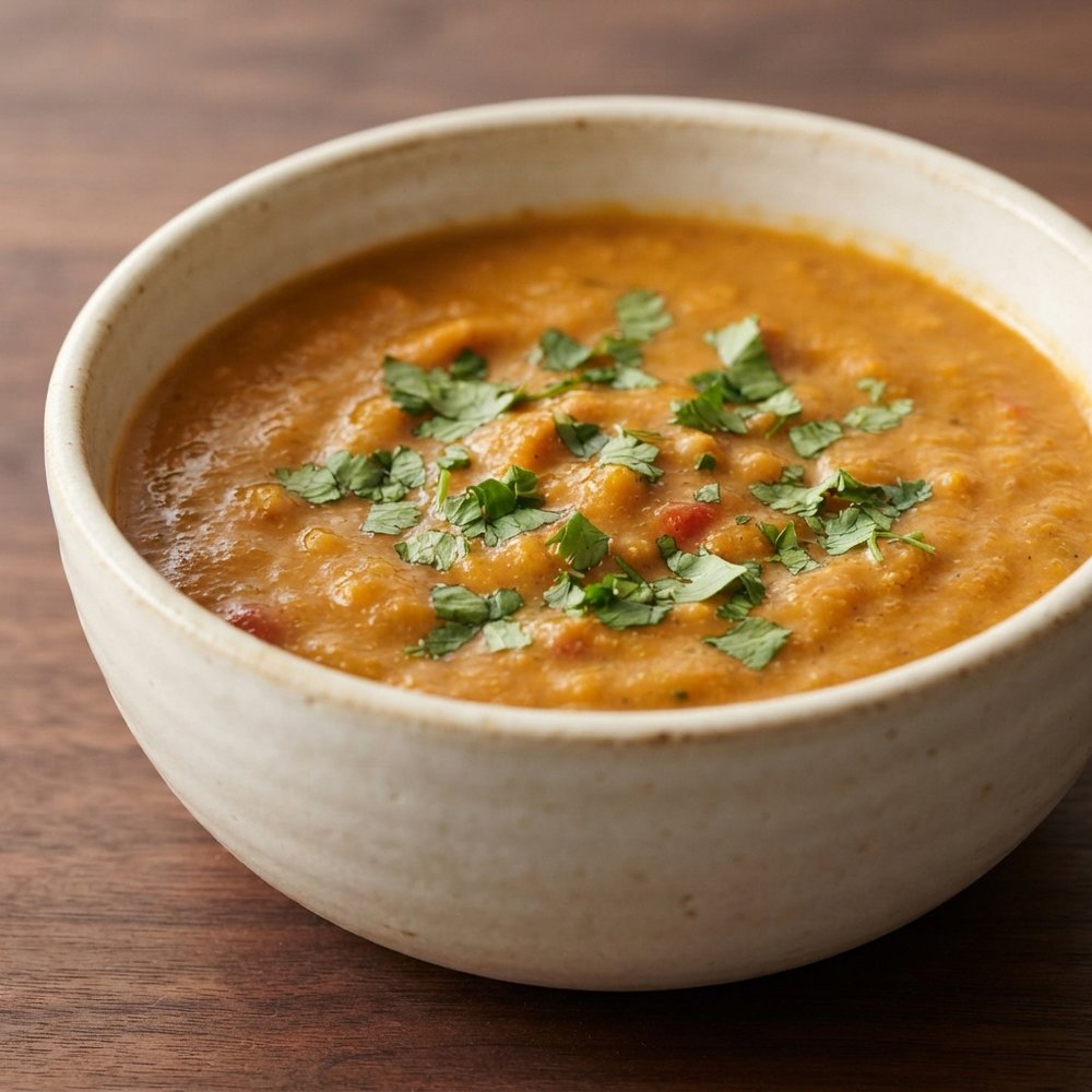 West African Sweet Potato–Peanut Soup
